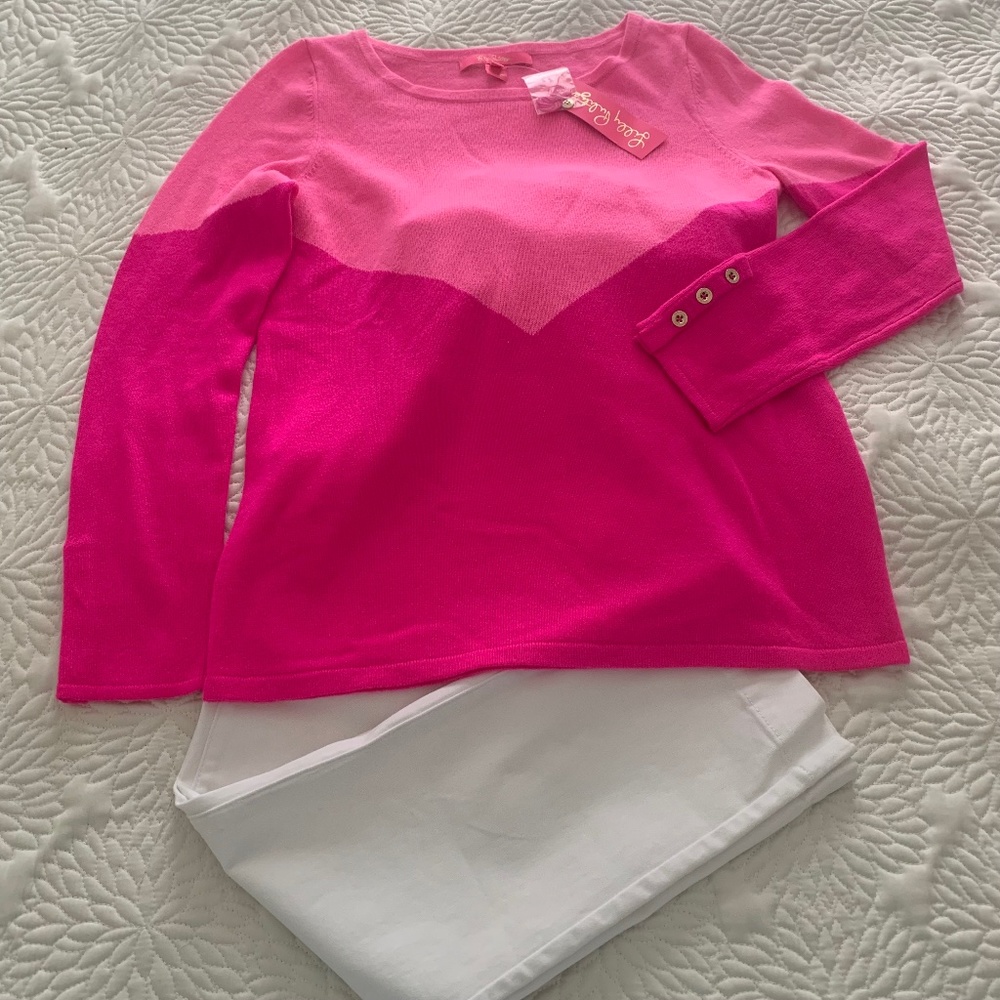 Lilly Pulitzer Brigitte Cashmere Acai Berry Sweater
